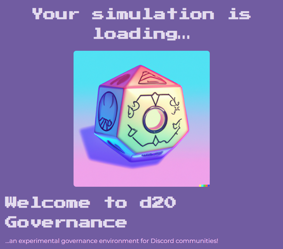 D20 Governance screenshot