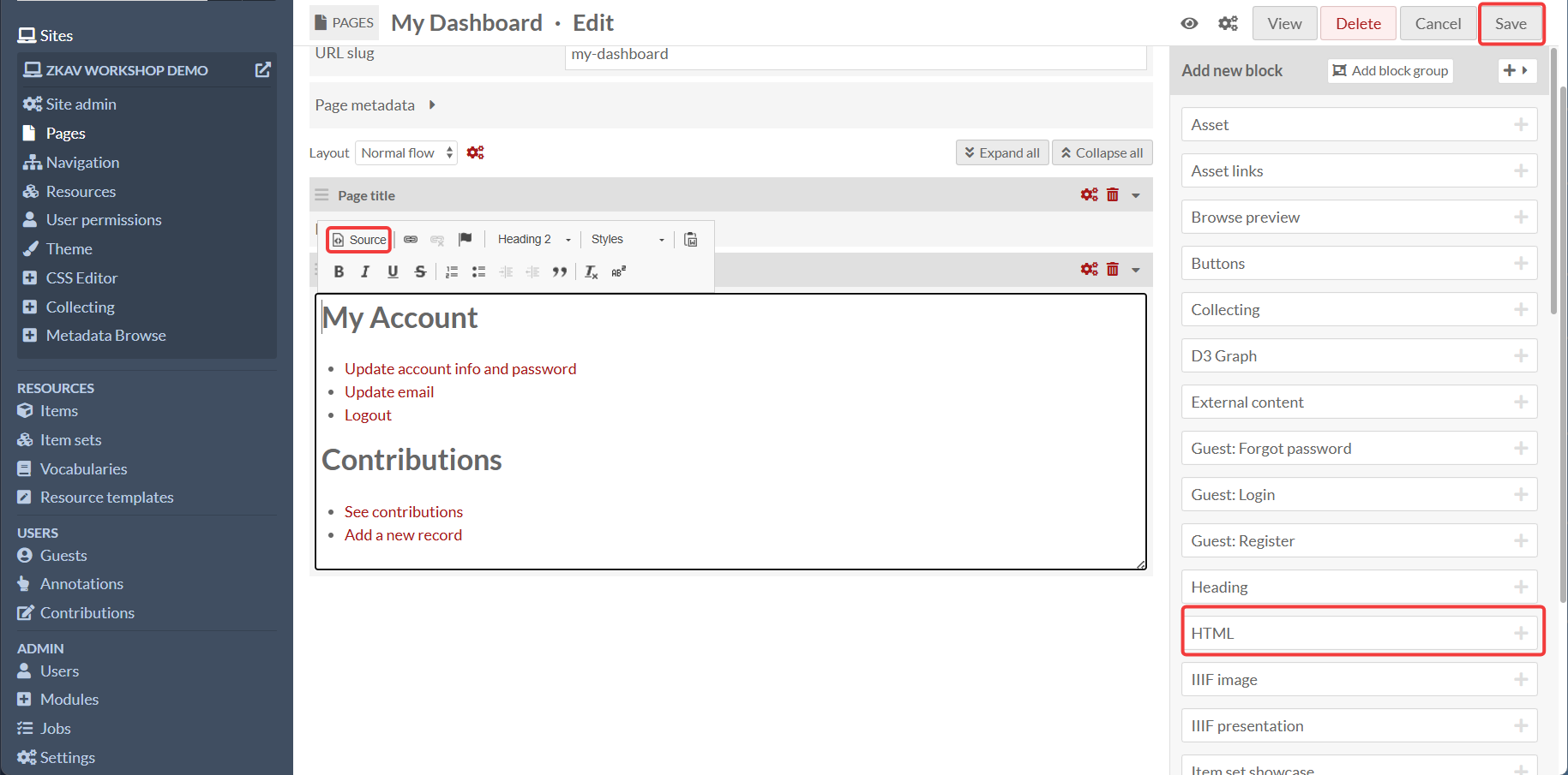 Page Editor