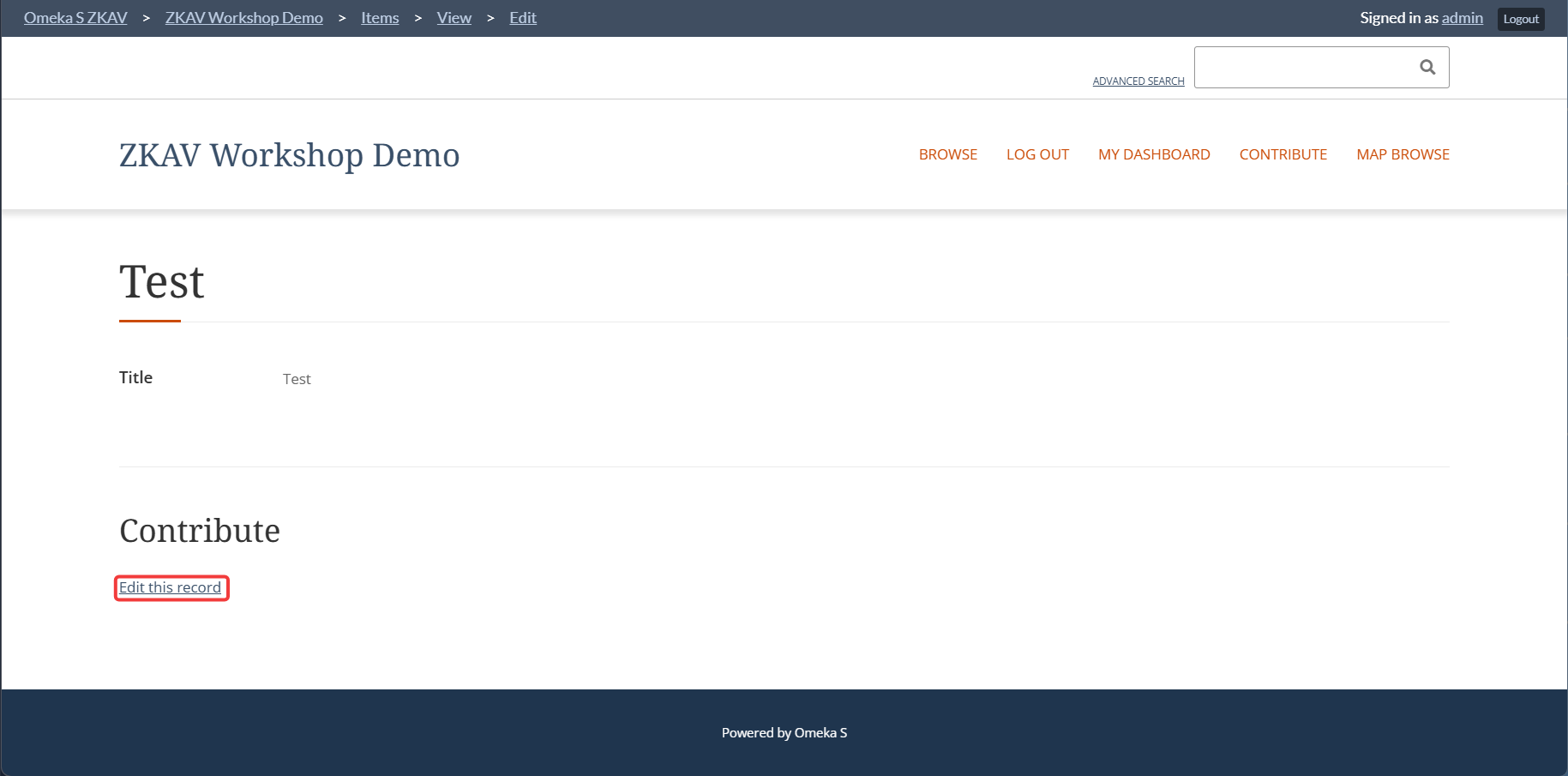 Contribute Page