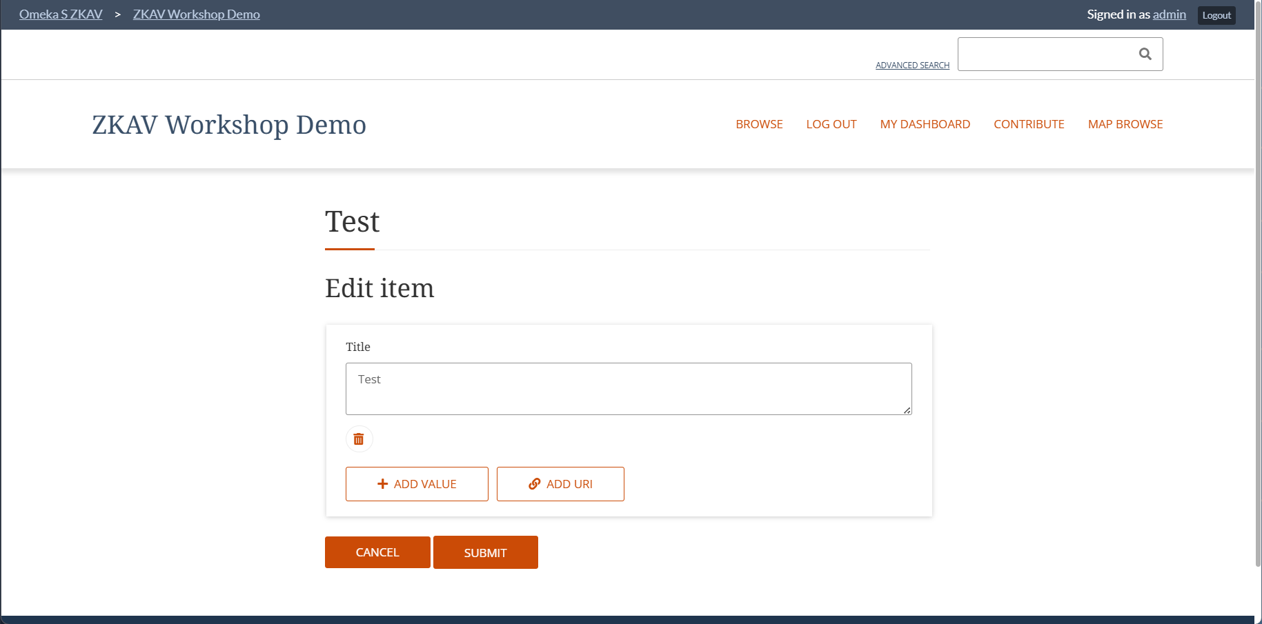 Contribute Page